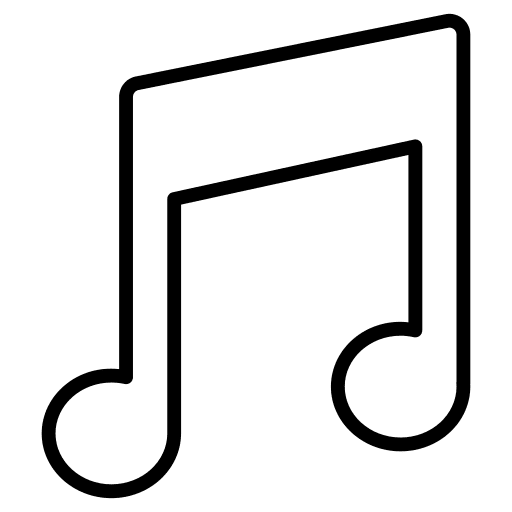 Note musical note music and multimedia music player icon Note musical note music and multimedia music player icon