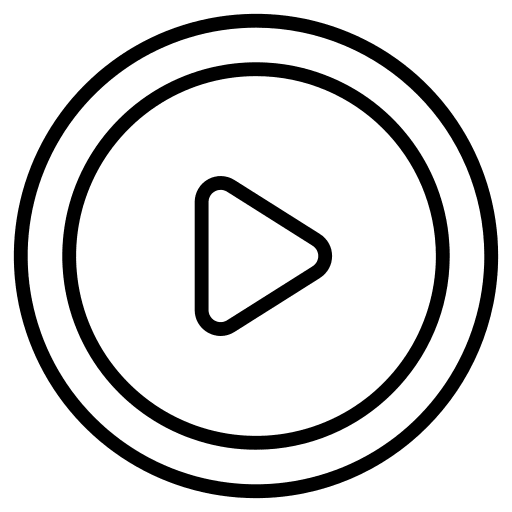 Play button video player interface play button icon Play button video player interface play button icon