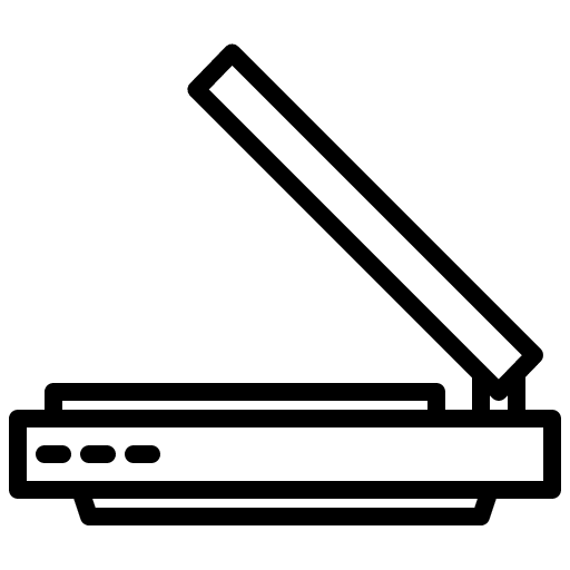 Scanner electronics machine photocopy icon