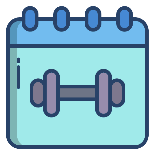 Date organization training schedule icon Date organization training schedule icon
