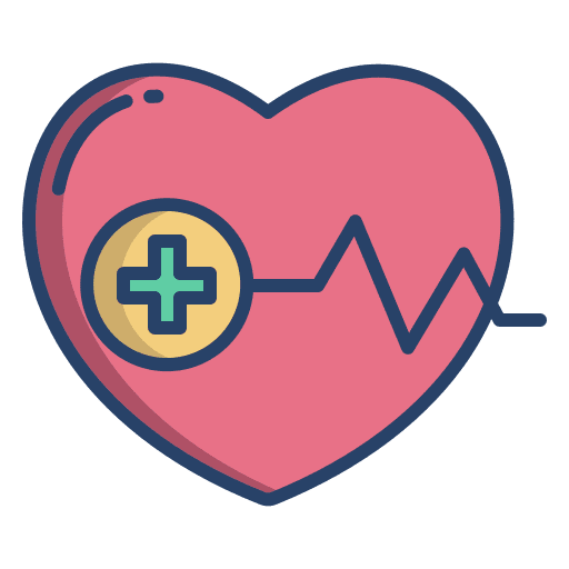 Heart beat health care health healthcare and medical icon