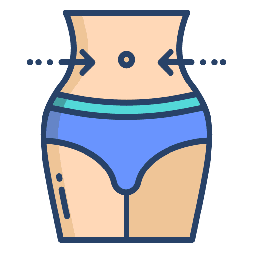 Lose weight belly body healthcare and medical icon Lose weight belly body healthcare and medical icon