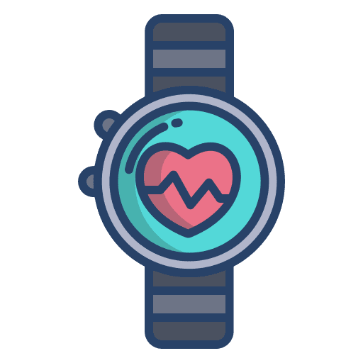 Smartwatch medical app healthcare and medical time icon Smartwatch medical app healthcare and medical time icon