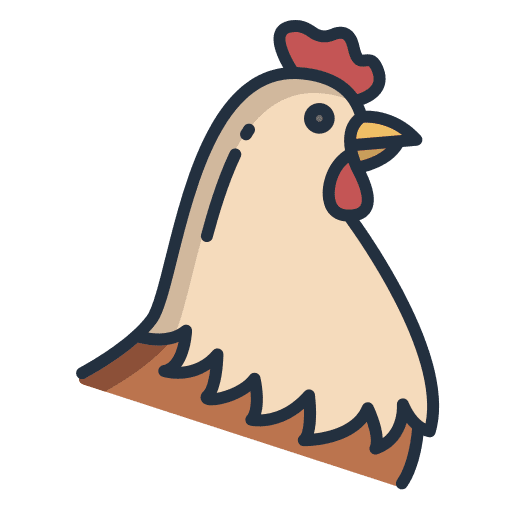 Hen bird wildlife hen icon