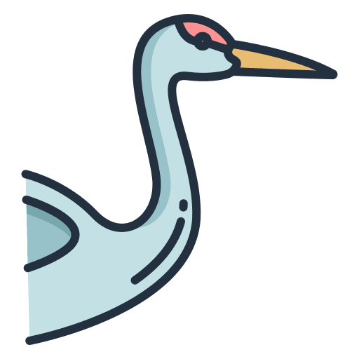 Crane animal kingdom zoology animals icon Crane animal kingdom zoology animals icon