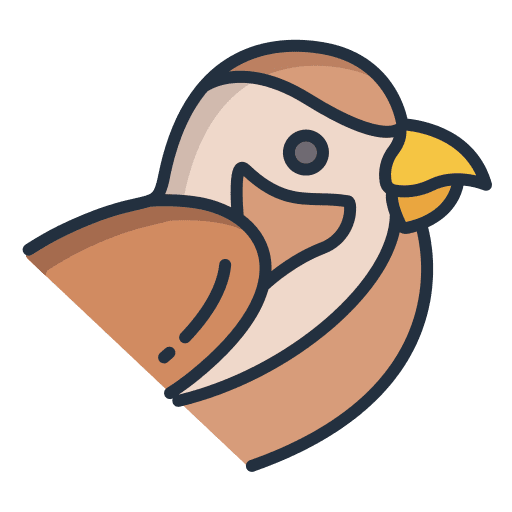 Sparrow zoology animals bird icon Sparrow zoology animals bird icon