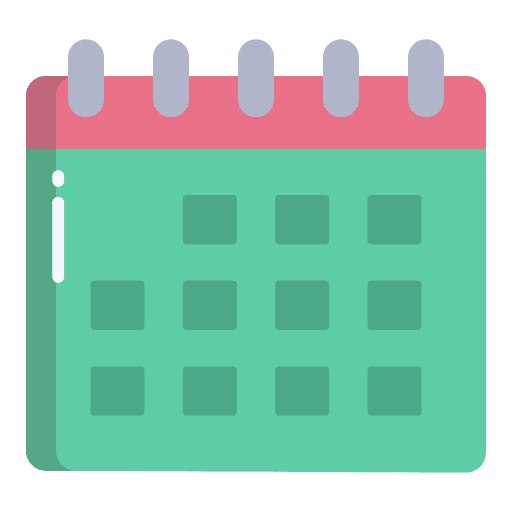 Calendar calendar time and date schedule icon