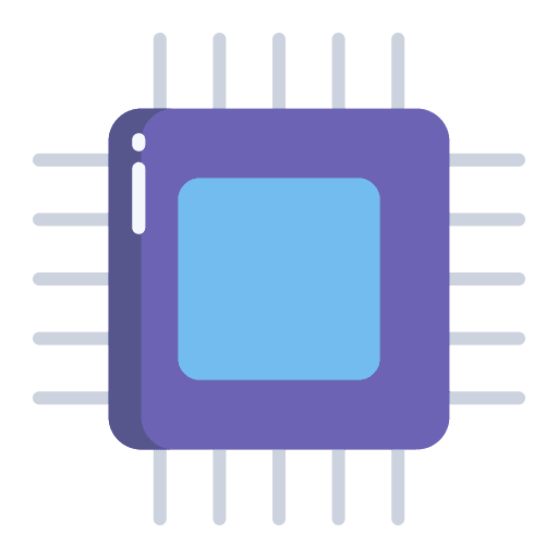 Cpu soc chipset processor icon