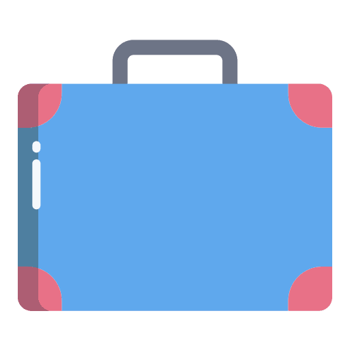 Suitcase bag baggage suitcase icon