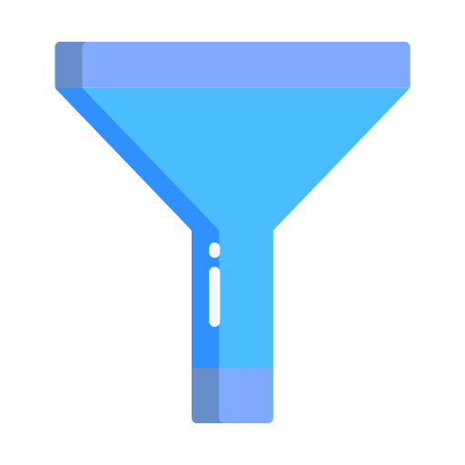 Filter funnel filter tool icon