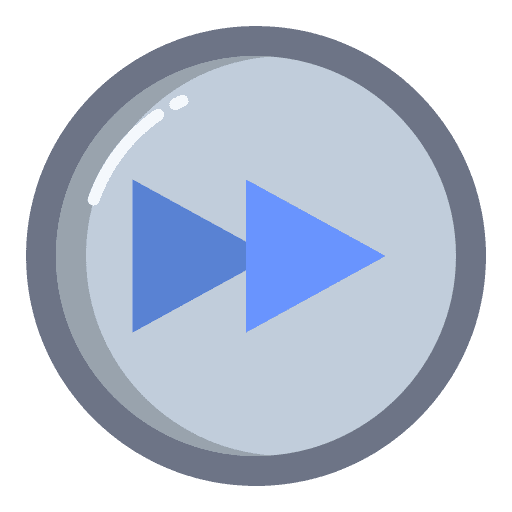Forward interface advance music and multimedia icon