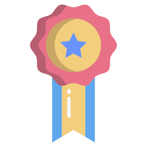 Pass badge sports and competition best icon