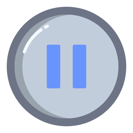 Paused music player video player paused icon