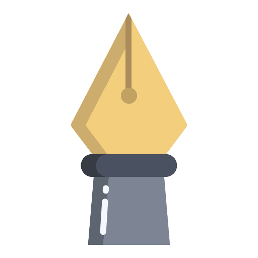 Pen pen school material fountain pen icon