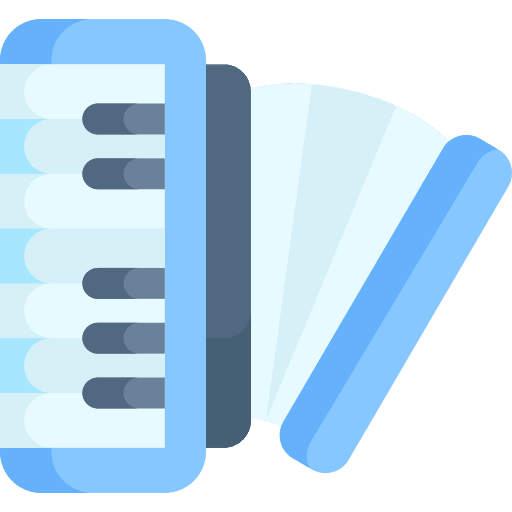 Accordion music instrument musical music and multimedia icon Accordion music instrument musical music and multimedia icon