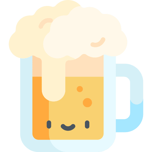 Beer mug travel pub icon