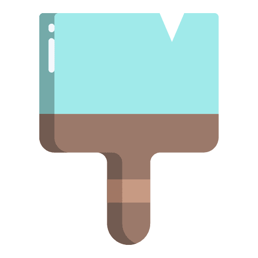 Brush construction and tools artist picture icon