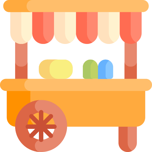 Food stall coffee shop coffee food and restaurant icon