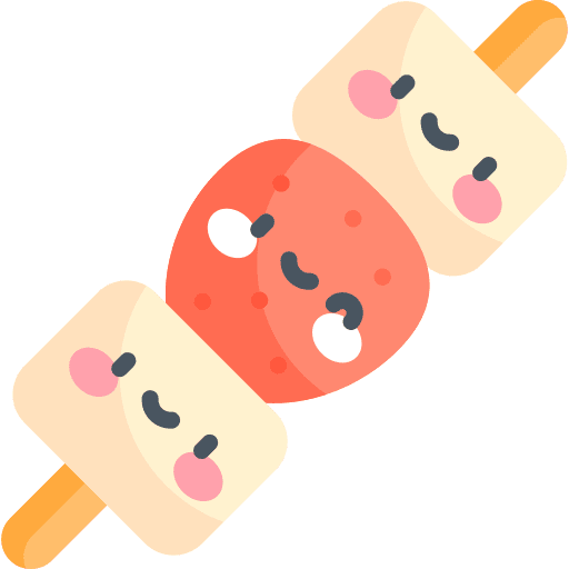 Fruit sweet fruit skewer icon Fruit sweet fruit skewer icon