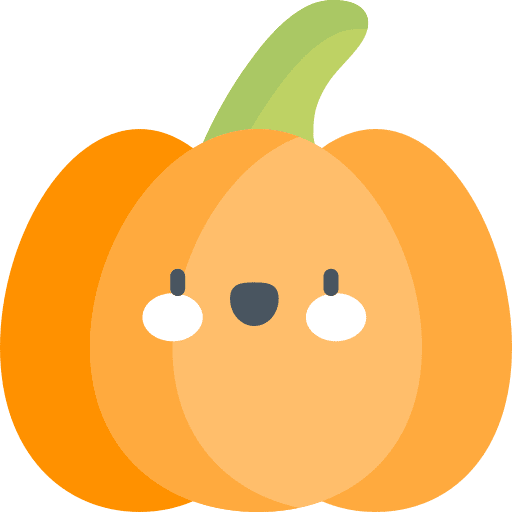 Pumpkin diet vegan healthy food icon