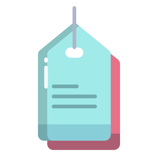 Tag promotion discount price icon