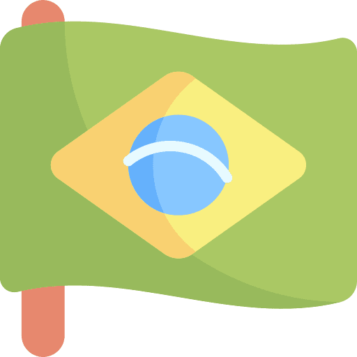 Brazil world nation flag icon Brazil world nation flag icon