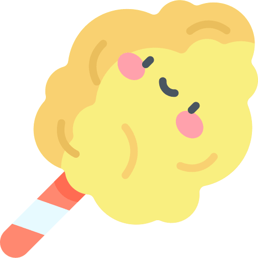 Cotton candy fairground cotton candy food and restaurant icon Cotton candy fairground cotton candy food and restaurant icon