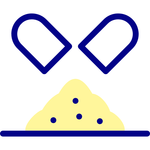 Pill medicine pharmacy powder icon