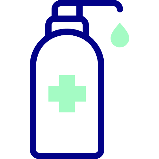 Sanitizer hydroalcoholic gel sanitizer hand gel icon