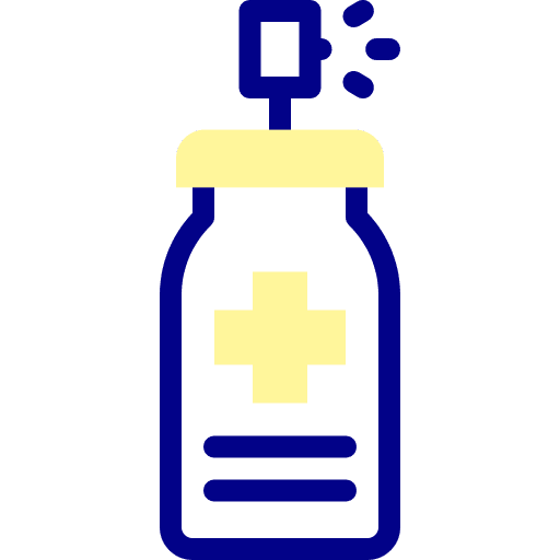 Antiseptic medicine spray pharmacy icon Antiseptic medicine spray pharmacy icon