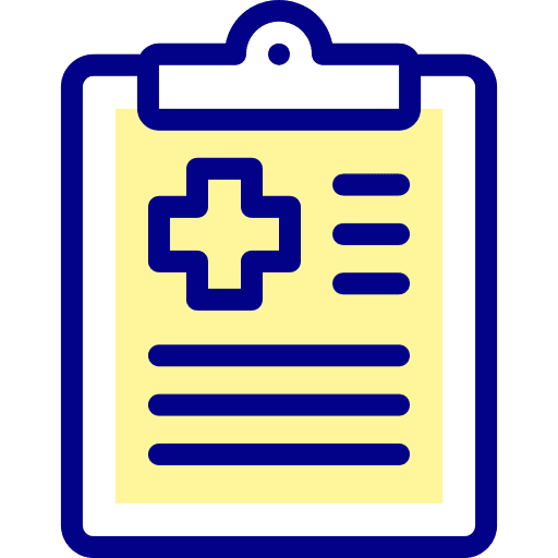 Clipboard clinic history medical report health report icon Clipboard clinic history medical report health report icon