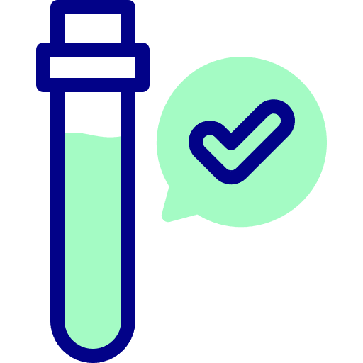 Test tube science test tube check icon Test tube science test tube check icon