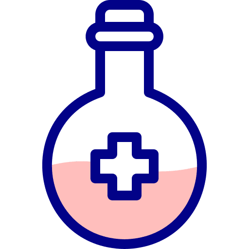 Flask chemical healthcare and medical medical laboratory icon Flask chemical healthcare and medical medical laboratory icon