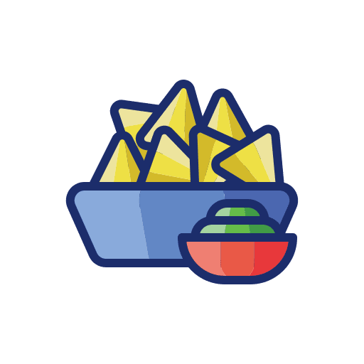 Nachos food and restaurant junk food nachos icon