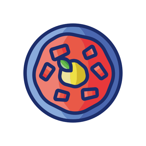 Borscht cuisine food and restaurant gastronomy icon