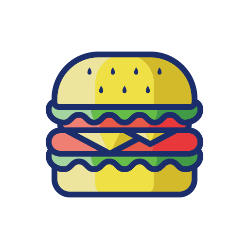 Cheeseburger cheeseburger fast food salad icon