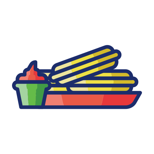 Churros food and restaurant mexican breakfast icon