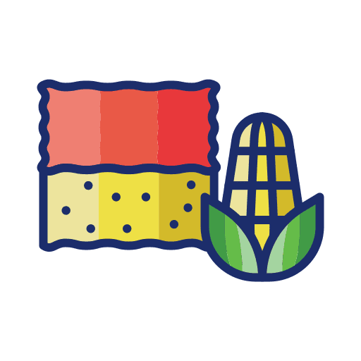 Cornbread cereal bread food and restaurant icon