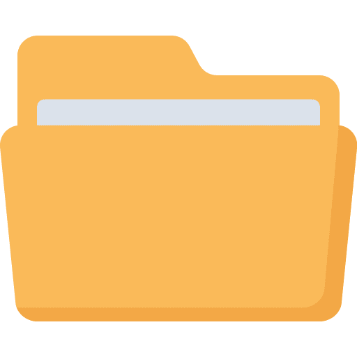 Folder data storage document folder icon