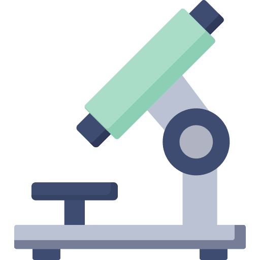 Microscope education microscope research icon