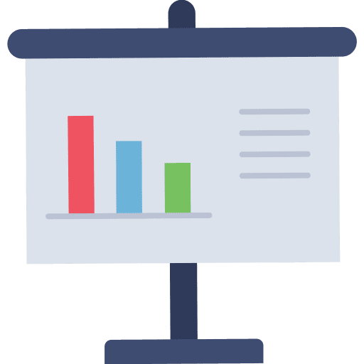 Graphic board business and finance statistics bar chart icon Graphic board business and finance statistics bar chart icon