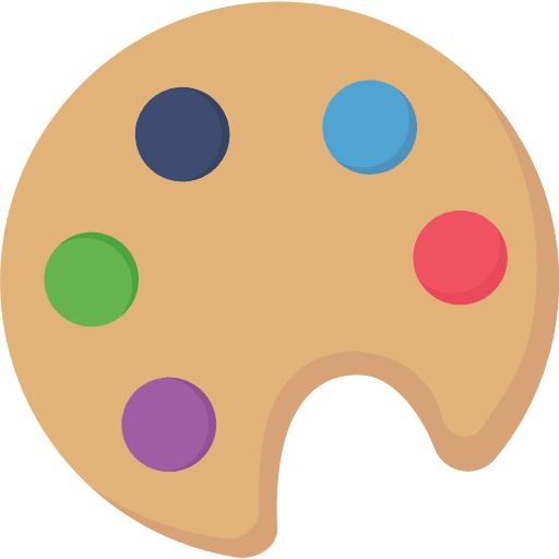 Paint board painting tool art paint board icon Paint board painting tool art paint board icon