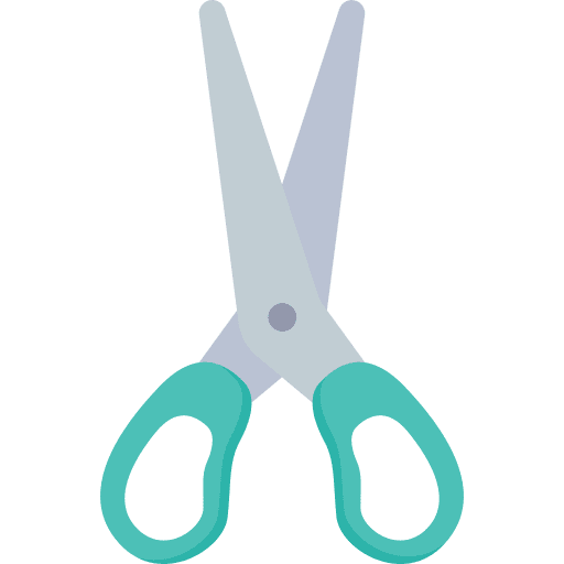 Scissor cutting scissor education icon Scissor cutting scissor education icon