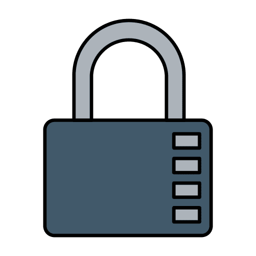 Lock code padlock security icon Lock code padlock security icon