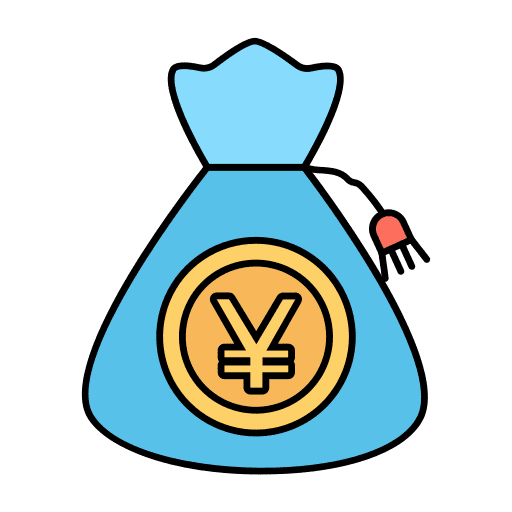 Money bag yuan money business and finance icon Money bag yuan money business and finance icon