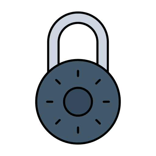 Lock protection padlock security icon Lock protection padlock security icon