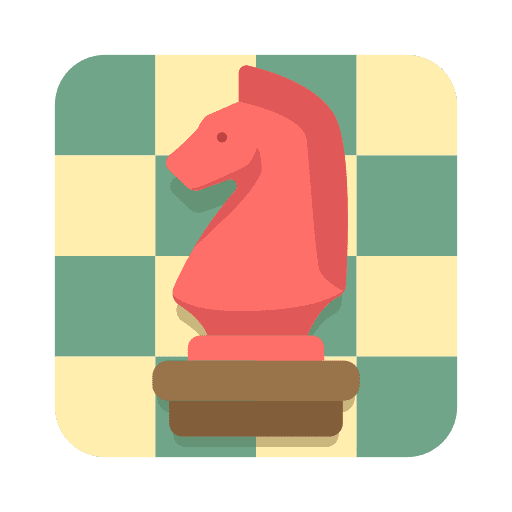 Chess seo and web knight strategy icon