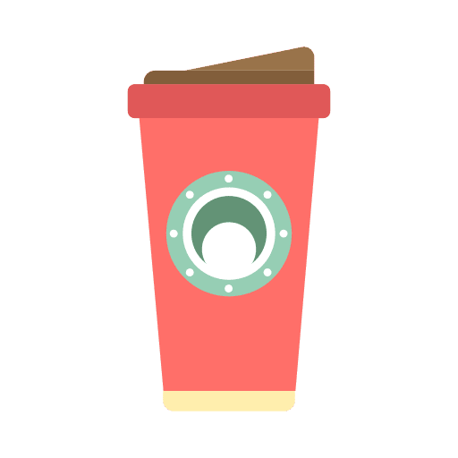 Coffee paper cup cup take away icon