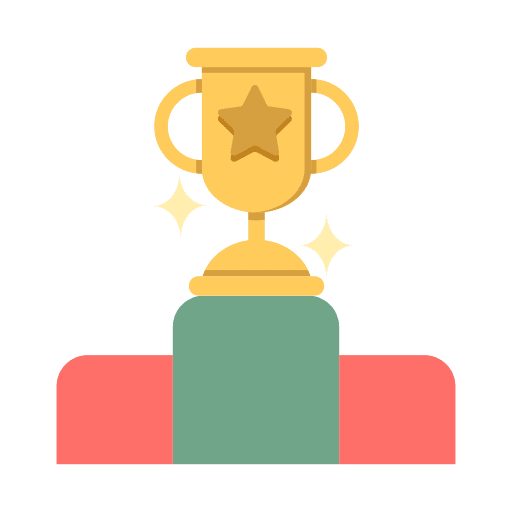 Contest champion podium contest icon