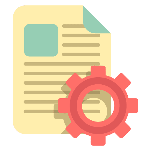 Content management configuration content marketing archive icon